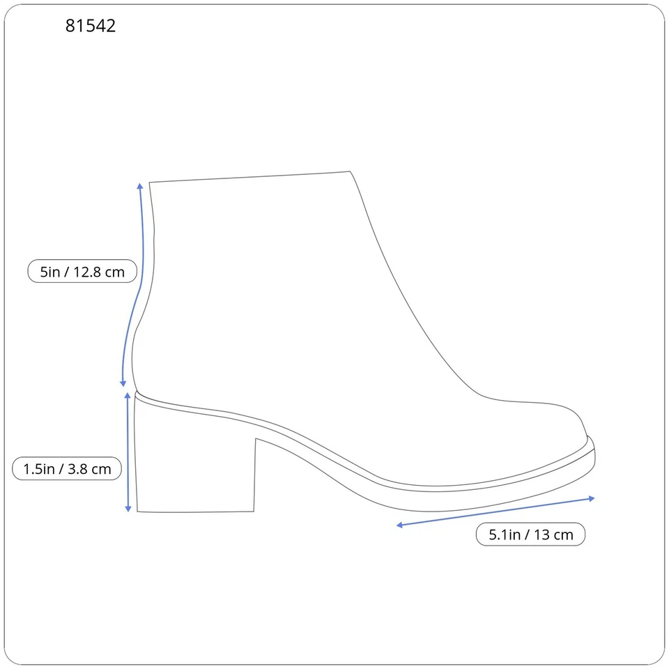 Diesel D-Arlin Women's EU39 Black Zipper Leather Ankle Heels Shoes 260 - Image 3 of 4