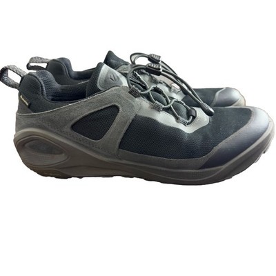 ECCO Biom Gore Tex Shoes Mens 7 Womens 8.5 Gray Hiking Trail Comfort
