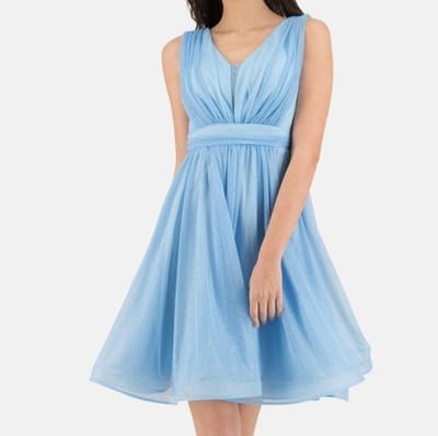 Prestije Kleid Festkleid Hochzeit Cocktailkleid Konfirmation Gr. XXS 32/34 TOP