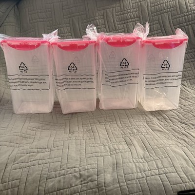Lock & Lock Food Storage Container 4L / 135OZ /4.2QT Pink Lock N Lock Set of 4