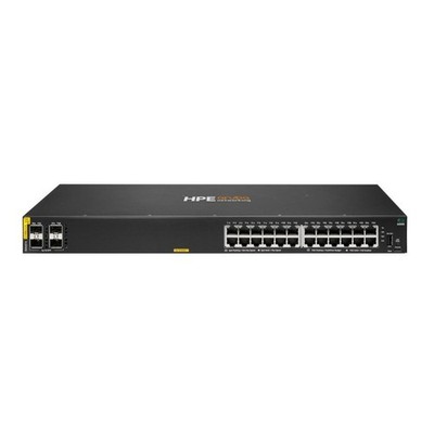 HPE R8N87B Aruba Networking CX 6000 24 Port Class4 PoE 4p SFP 1G 370W Switch New