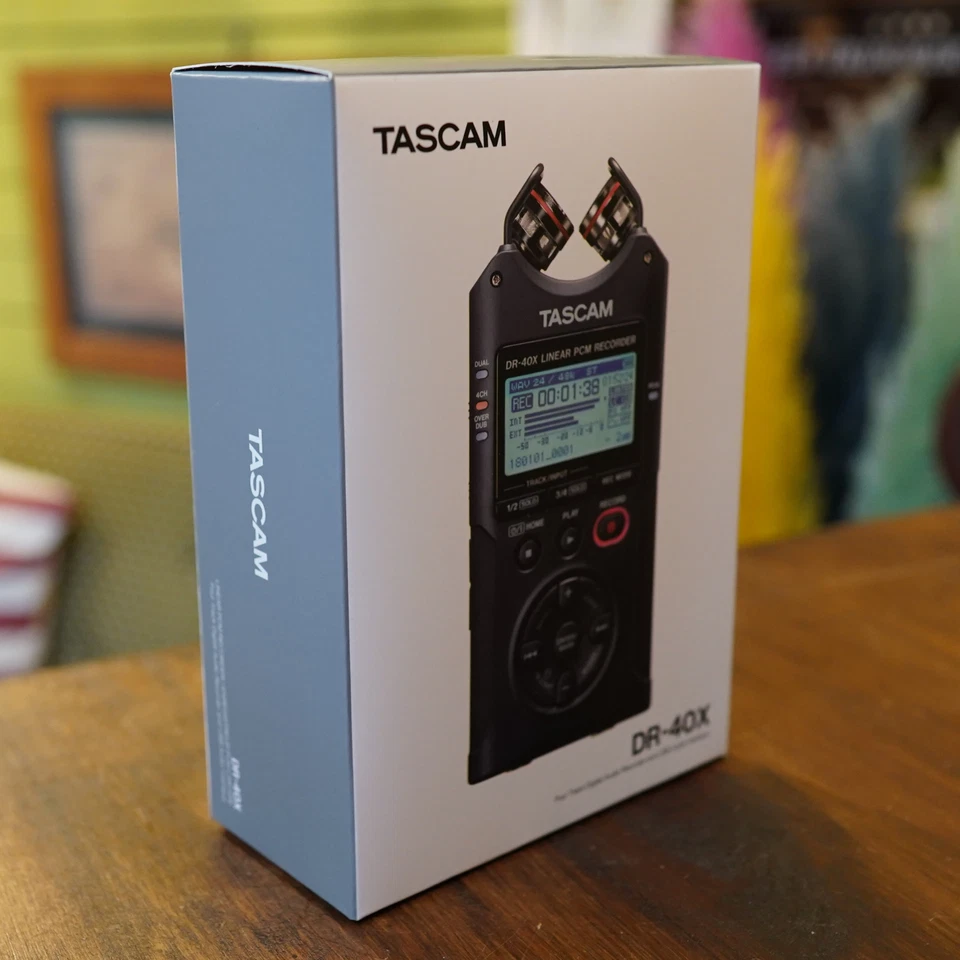 TASCAM DR-40X interfaccia audio USB 4 canali PCM lineare pratico registratore - Immagine 3 di 4