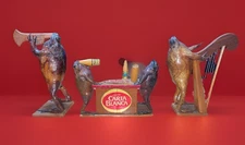 Vintage Mexican Taxidermy Frog Bullfrog Beer Bar with Band