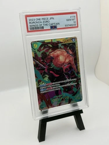 One Piece Wings Of The Captain Roronoa Zoro OP06-118 SEC PSA 10 GEM Japanese