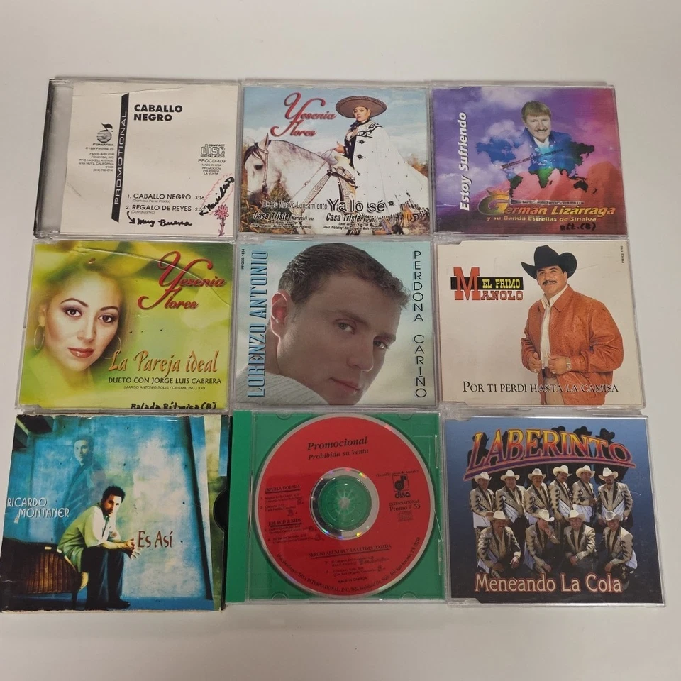 Lot Of 50 Latin Promo CD Radio Station DJ Varios Spanish Mexican Genres SEE PICS - Image 2 of 4