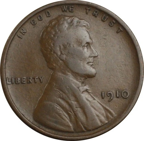 1910-P Lincoln Cent AU