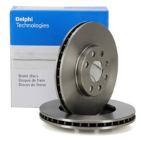 Delphi Bremsscheiben Satz Ø 260Mm FüR Opel Corsa C Combo Meriva A Tigra B Vorne