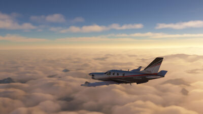 Aircraft microsoft flight simulator 2020 screen Custom Gaming Mat Desk 2481