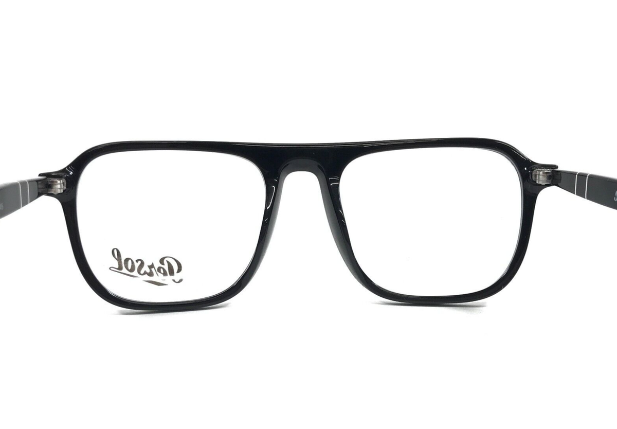 Persol Eyeglasses Frames JACQUES 3359-V 95 Shiny Black  display picture 1