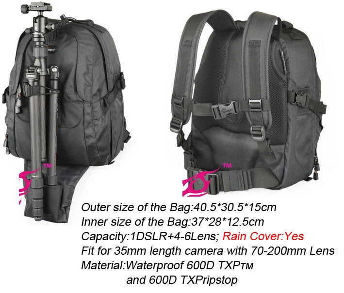 New Mini Trekker AW Camera Bag Waterproof DSLR Case Backpack Padded Laptop Bag - Image 3 of 4