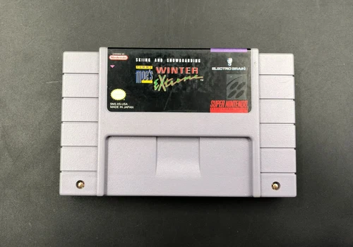 Skiing and Snowboarding Tommy Moe's Winter Extreme (Nintendo SNES)