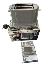 Tower T20043GRP Belle 2-Slice Toaster with 7 Browning Settings. READ DESCRIPTION