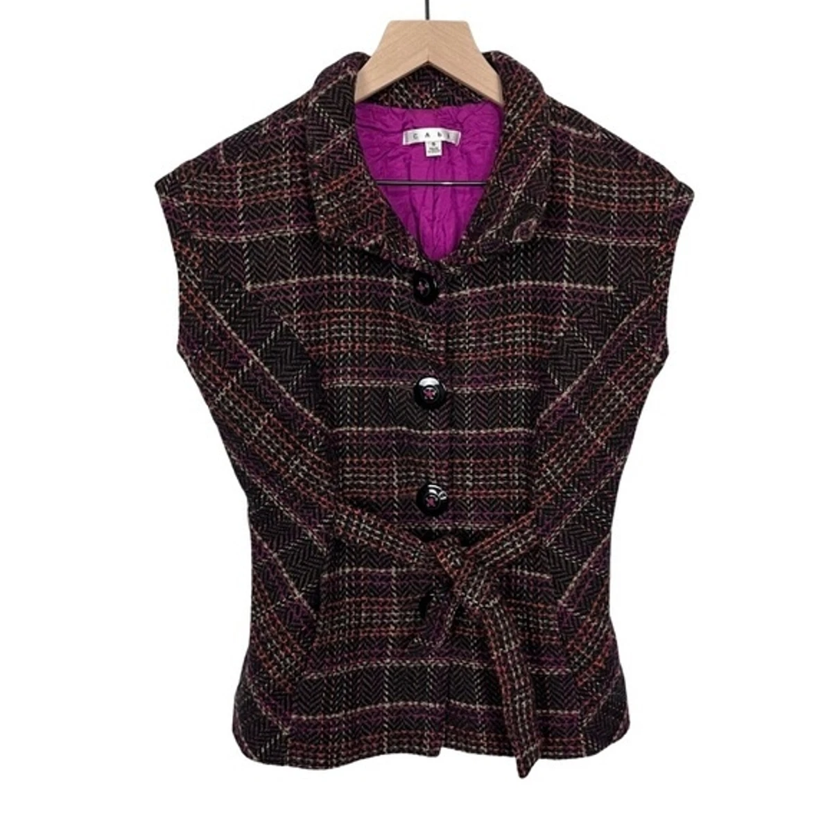 Cabi plaid best sale vest
