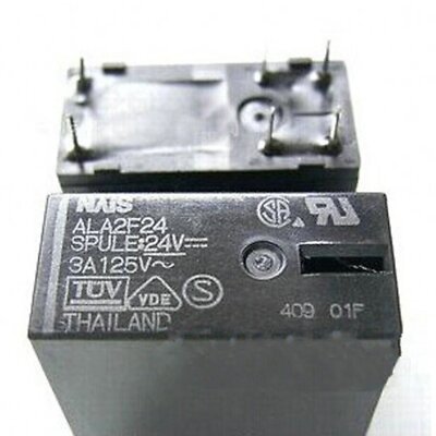 10PCS  6 Pins Power Relay For ALA2F24 3A 24V