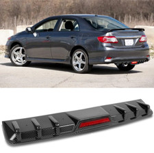 Rear Bumper Diffuser Spoiler Lip Wled Brake Light For Toyota Corolla 2011-2013 Rear Bumper Diffuser Spoiler Lip Wled Brake Light For Toyota Corolla 2011-2013