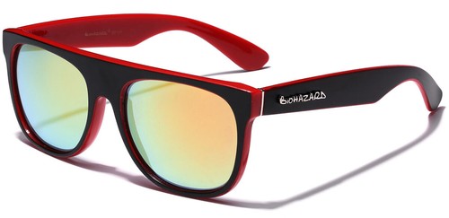 Biohazard Flat Top Mirror Lens Sunglasses for Men Women Retro Outdoor Sports New - 第 4/9 張圖片