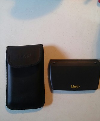 020 Lingo Lanquage Translator With Case S/N A63577  Parts.  