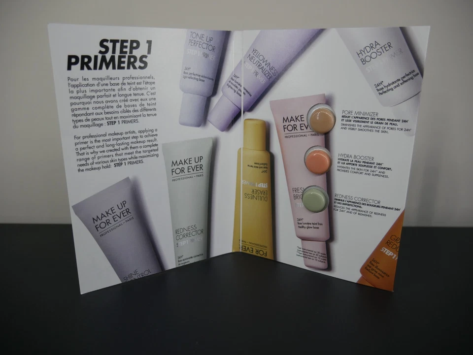 MAKE UP FOR EVER Step 1 Primers Sample Set 0.45ml X 3 NEW - Image 2 of 2