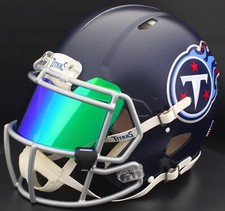 TENNESSEE TITANS NFL Gameday AUTHENTIC Football Helmet w/ Eye Shield Visor