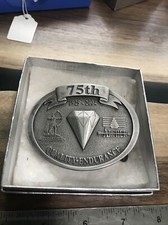Archer Oil Limited Ed Belt Buckle 1929-2004 75th Anniversary Made In USA Gas Adv