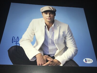 BRAD PITT SIGNED AUTOGRAPH 8x10 PHOTO SEXY HUNK JOLIE FIGHT CLUB BECKETT BAS D