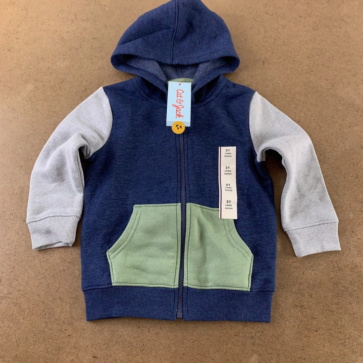 cat and jack zip up sweatshirt