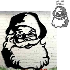 Christmas Smiling Santa Claus Face Metal Cutting Dies Scrapbook Card Craft