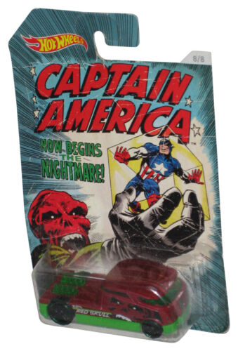 Marvel Captain America Classics Qombee Red Skull Hot Wheels Toy Car 8/8 - (Minor - Picture 1 of 1
