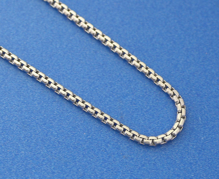 Thin Chain Necklace Silver - 45 cm