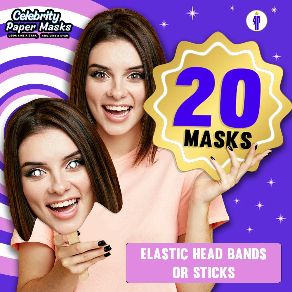 20 Personalised Photo Face Masks Party Accessory For Hen Parties Stag Birthdays
Opens in a new windo