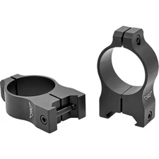 Warne Vapor Aluminum Scope Rings Matte Black 1 in. Medium