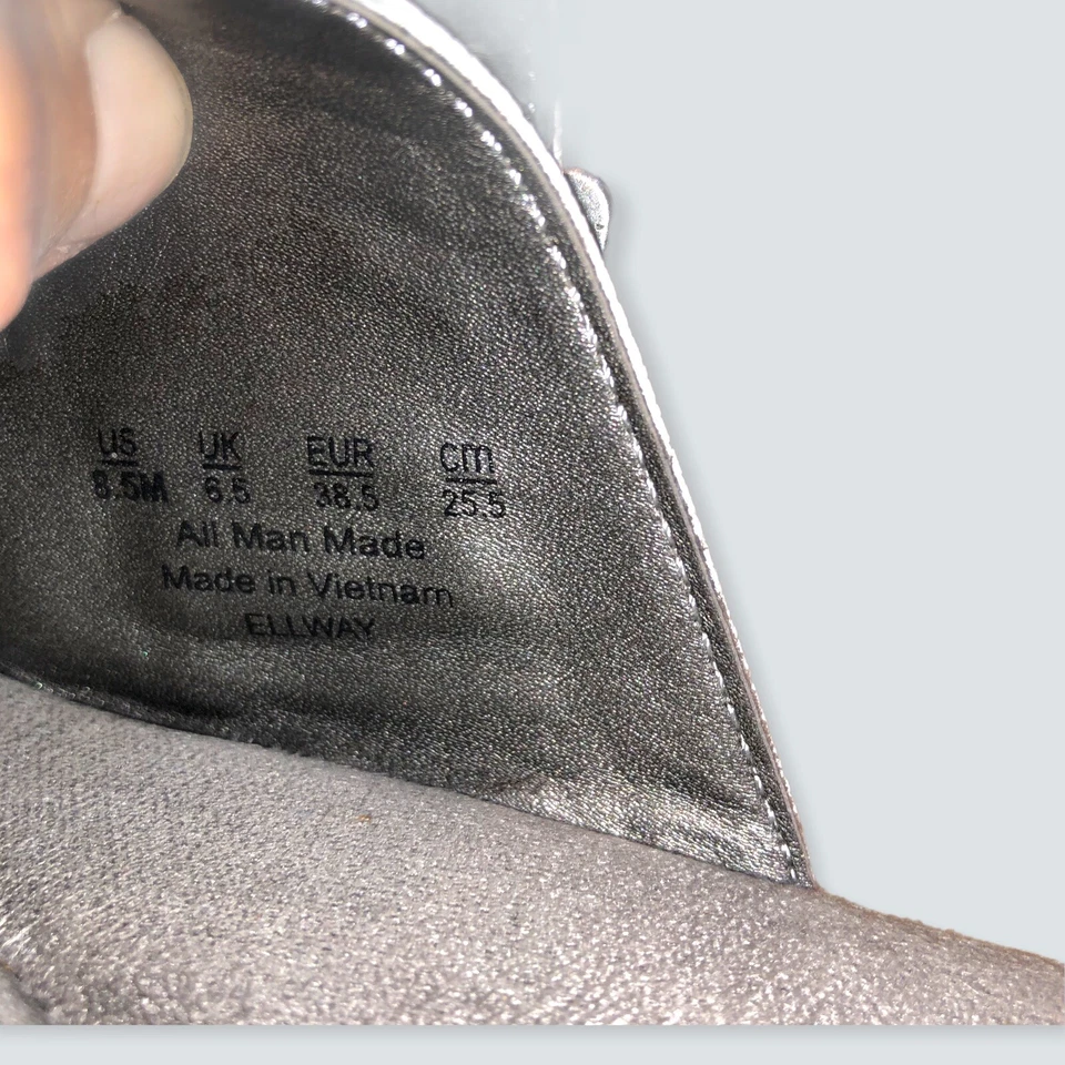 Sandalia Life Stride Ellway Mujer US 8.5 Blanca Punta Abierta Deslizables Chanclas Hebilla  Foto 4 de 4