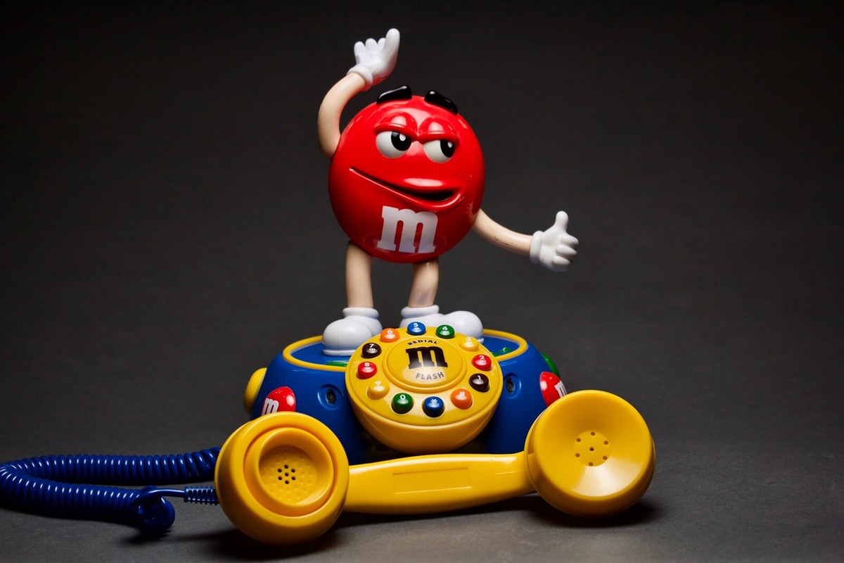 M&M Voice Activated Phone Collectible - RARE Telephone | eBay