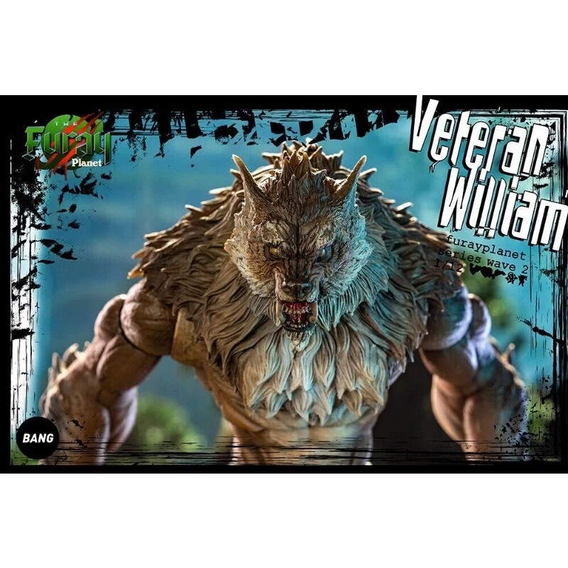 Figura de acción usada Hot Toy 1/12 hombre lobo veterano William modelo en stock regalo Foto 4 de 4