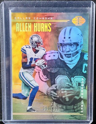 2019 Panini Illusions Trophy Collection Gold Allen Hurns Drew Pearson #d 399/499