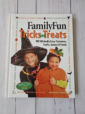 Family Fun Tricks And Treats Hardcover Book Costumes Games Halloween Fun