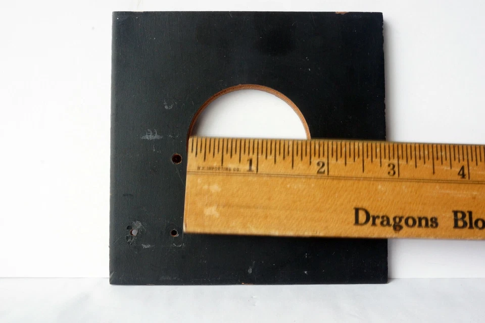 Tableros de lentes de madera Calumet de 4x4" con orificios de 1,7" aptos para Deardorff Foto 2 de 4