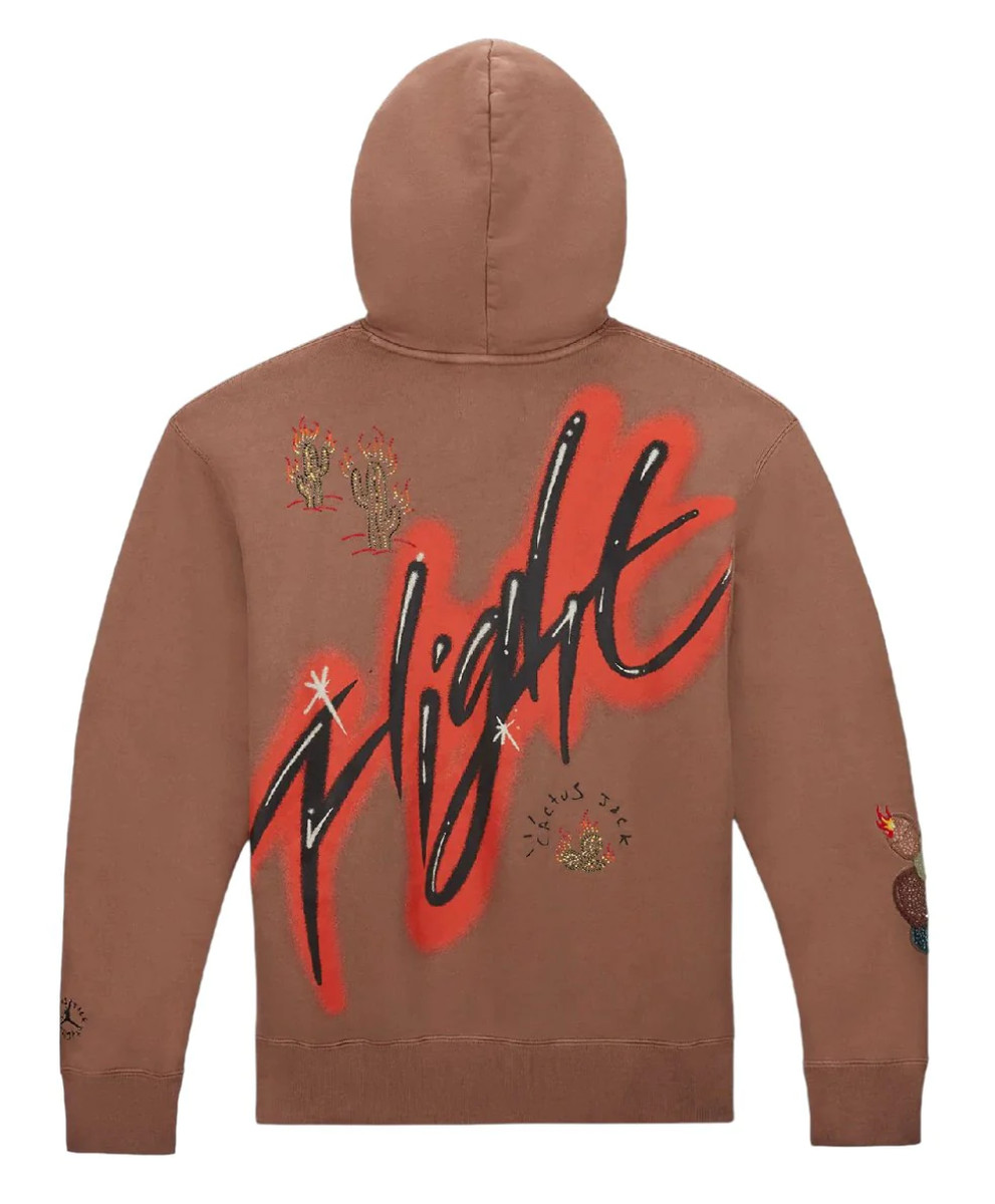jordan x travis scott hoodie archaeo brown