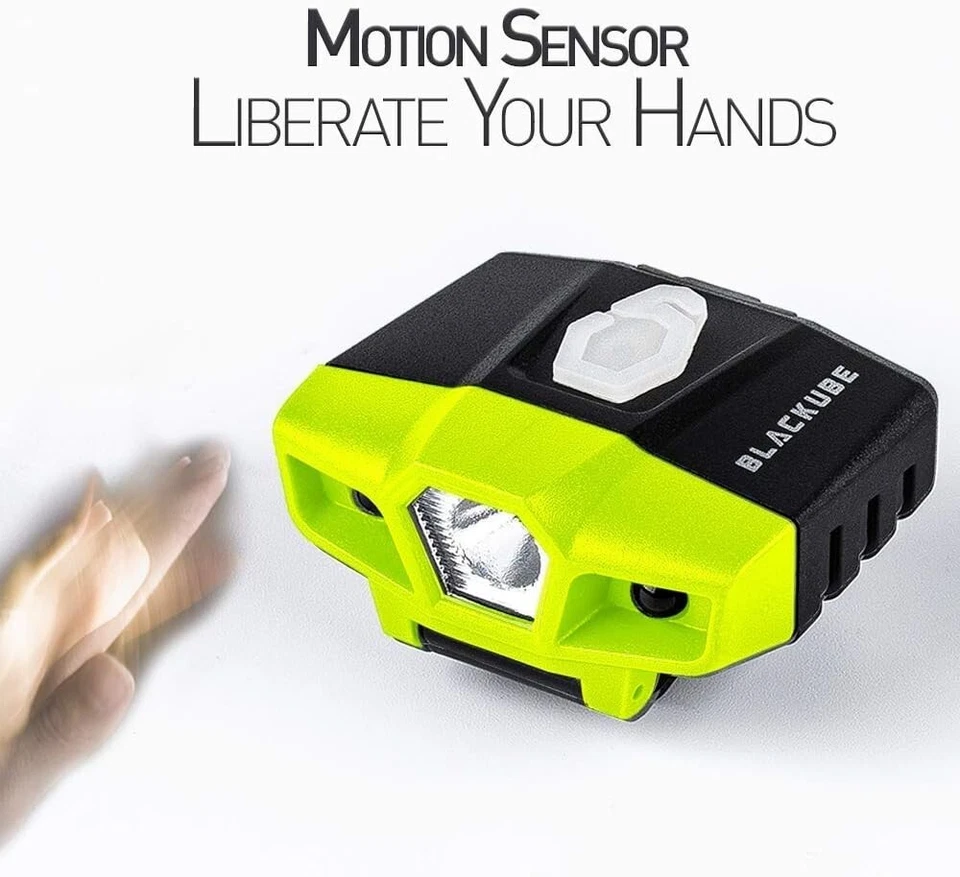 BLACKUBE rechargeable cap light clip motion sensor fishing light from Japan - Image 3 of 4