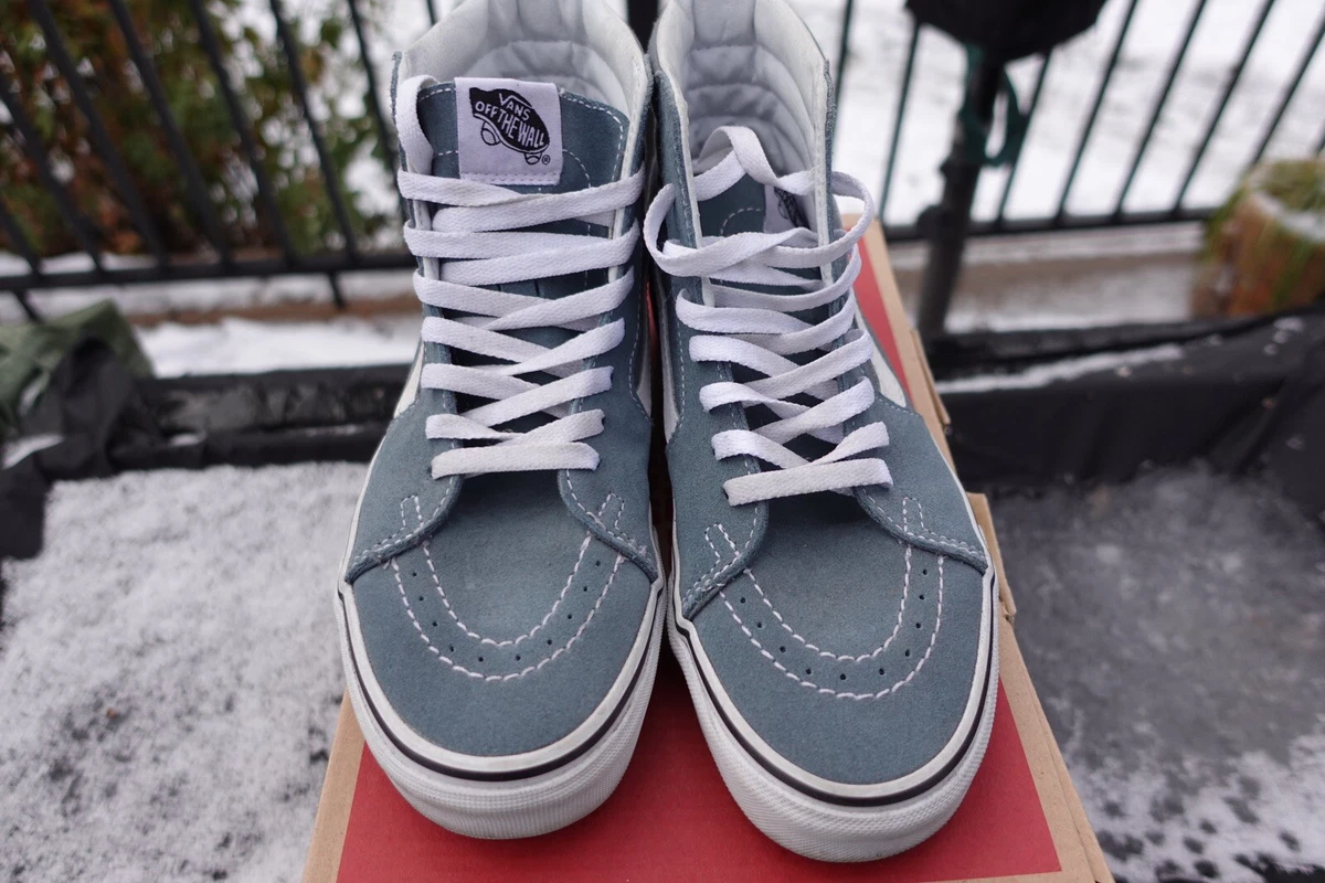 Vans blue suede high outlet tops
