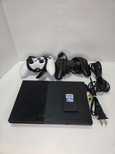 Sony PlayStation 2 Slim Console SCPH-90001 Bundle With Games And Controllers
