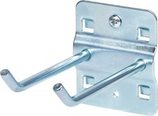 KS Tools 860.0814 Double Tool Holder with Slanted Hook End, Diameter 6 mm, 75 mm