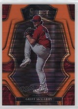 2023 Panini Select Premier Level Neon Orange Pulsar Prizm 5/8 Griff McGarry 13kh