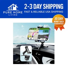 Non-Slip Dashboard Phone Mount - 360° Rotation for Safe Driving with 4-7" Phones