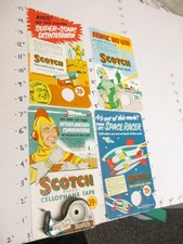 Scotch 1953 premium trading card space punchouts atomic ray gun rocket ship (4)