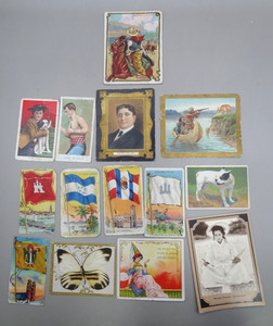 Miscellaneous Group of Assorted Topic Cigarette Cards 13 pieces