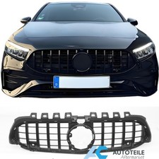Kühlergrill Sport Grill für Mercedes A Klasse W177 glanz schwarz Panamericana