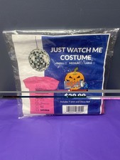 DISCO SHIRT WITH DISCO BALL WOMEN HALLOWEEN COSTUME MEDIUM