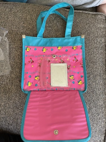 Vintage 90er Disney kleine Meerjungfrau Arielle Kinder Mini Handtasche Kamm Spiegel Neu - Bild 3 von 10