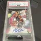 Victor Wembanyama 2023-24 Topps Cosmic Chrome Rookie First Flight Auto /75 psa 8